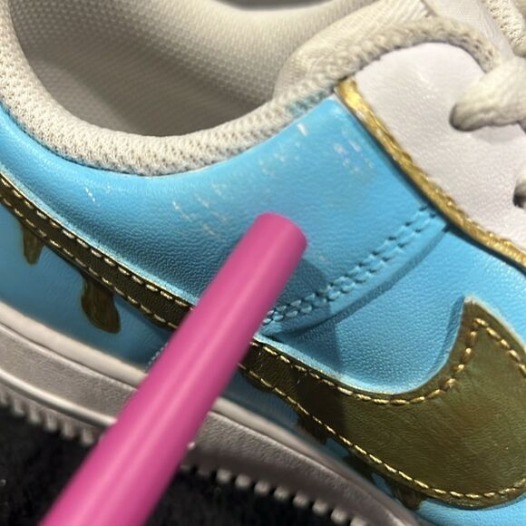 🔥Custom NIKE AIR FORCE 1 Low Sneakers Sun&Moon Day&Night - Rare One of One - EU - Picture 14 of 14